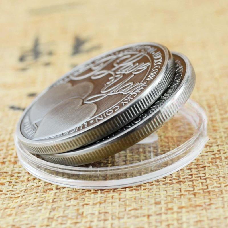Love Commemorative Coin Metal Art Collectible Ornament Decor Supplies