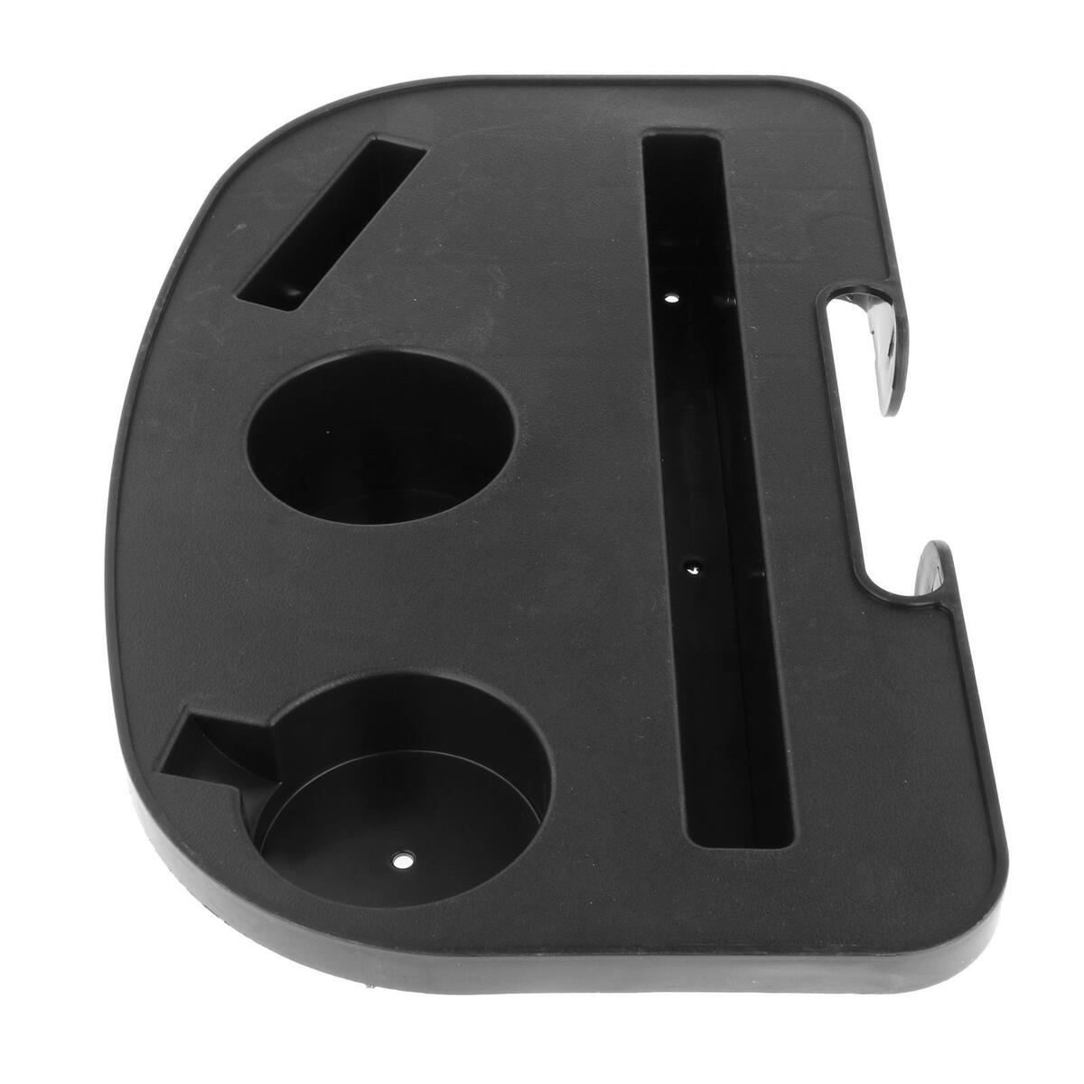Folding Lounge Chair Tray Cup Holder with Mobile Device Slot for Water Cups