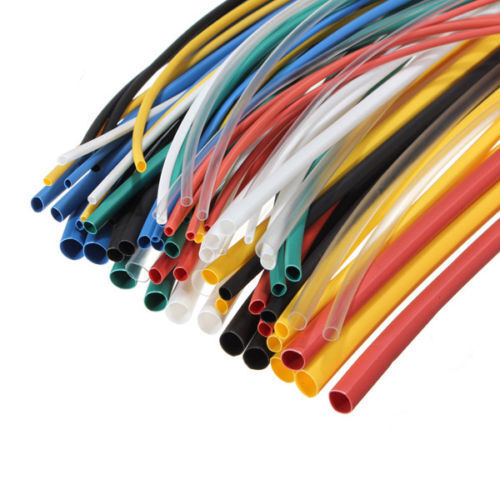 5size 70pcs Assortment 2:1 Heat Shrink Tubing Tube Sleeving Wrap Wire Cable Kit