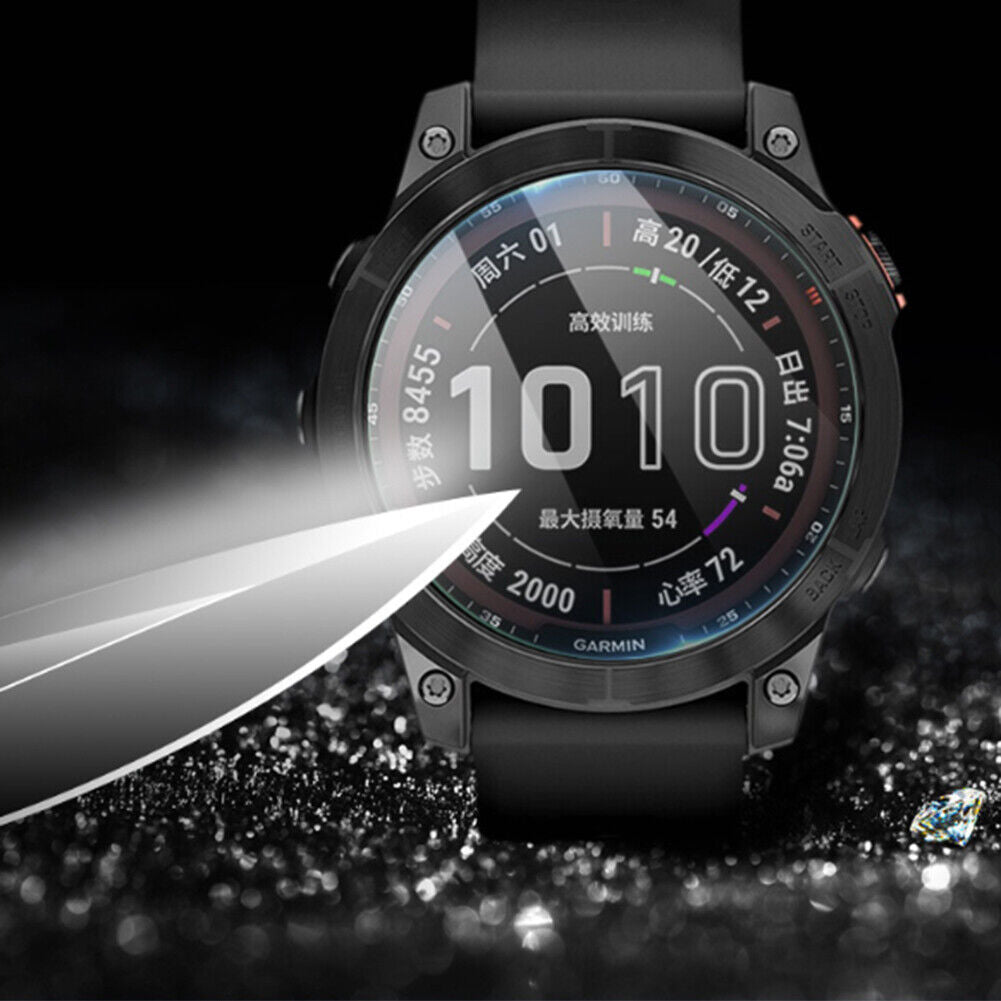 2pcs Tempered Glass Film Protector Cover for Garmin Fenix 7 Elite Edition