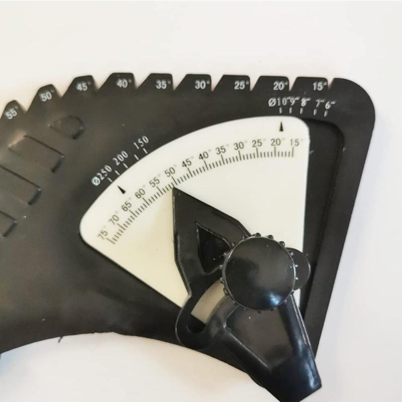 Black Easy Angle Gauge Sharpening Aid Compatible w/ Water-cooled Mill Accessory