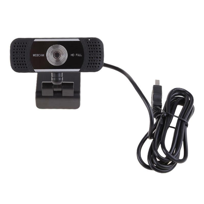 Webcam1080P USB Web Camera Built-in Microphone with Tripod for Laptop Video Call