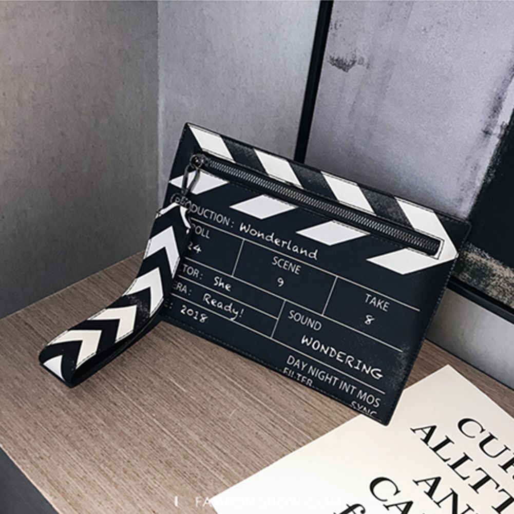 Women Girl Letters Clutch Bag Shoulder Bag Crossbody Movie Prop Design Handbag