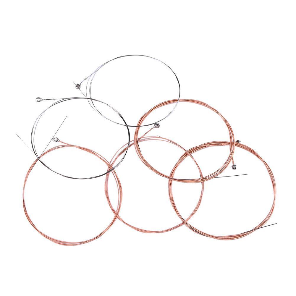6pcs Steel Wire Guitar Strings for Acoustic Folk Guitar Parts Accessories