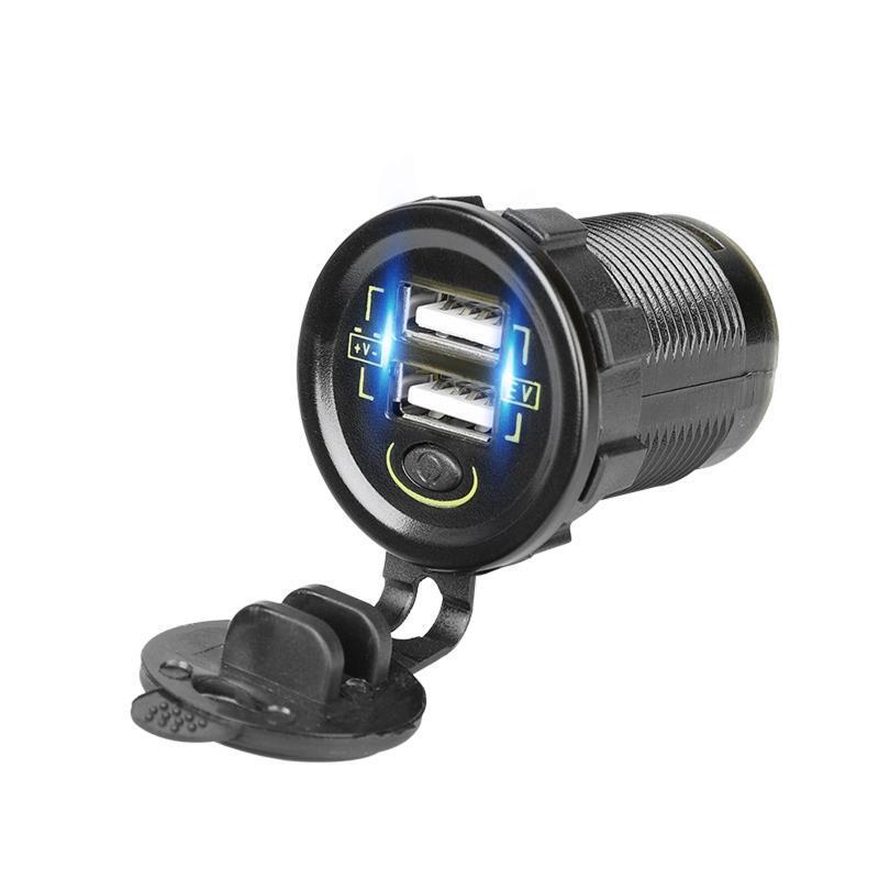 Ebike Charger Socket Dual USB Ports Charger Socket Power Outlet Adapter