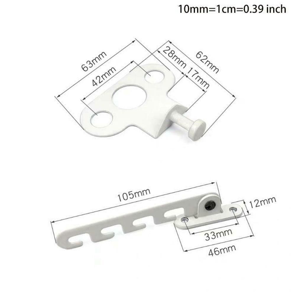 Adjustable Casement Wind Brace Sash Lock Position Stopper Window Limiter Latch
