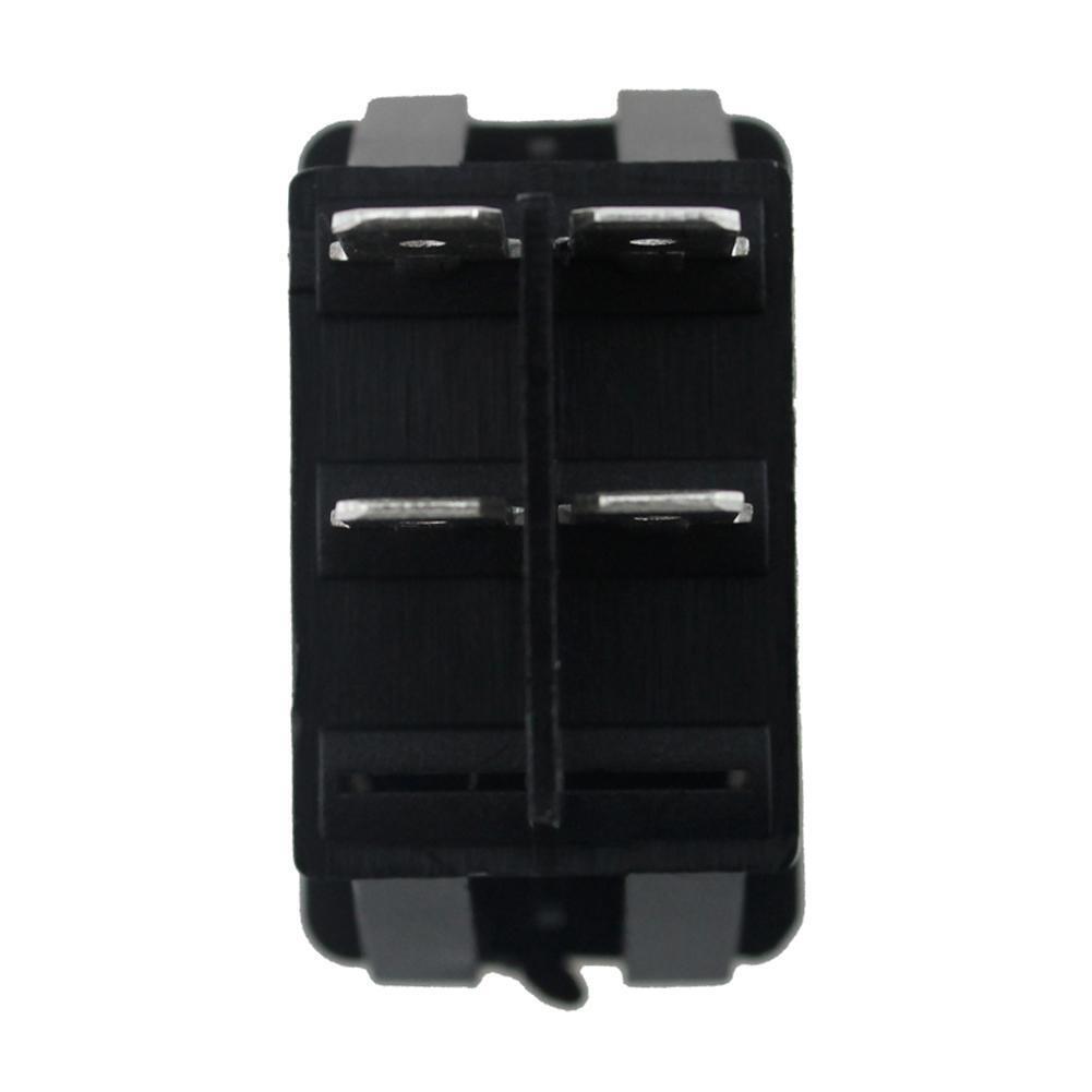 12V 35A 4 Pin Fog Light Rocker Switch with LED for Car Truck Dash (Yellow)