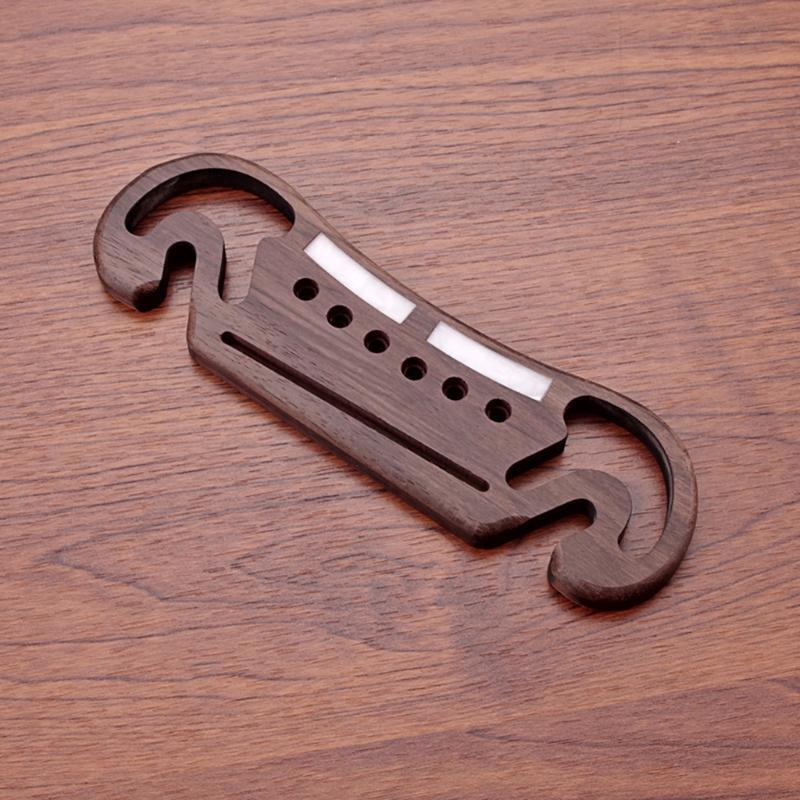 Professional Guitar Parts Natural Rosewood Bridge for Acoustic Classical Guitar