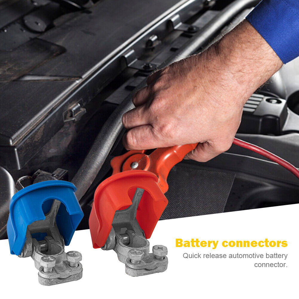 2pcs Universal Storage Battery Connector Quick Release Car Terminals Clamps