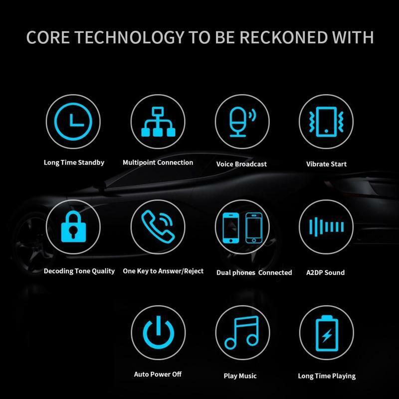 Car Bluetooth-compatible Speaker Sound Bar 800mAh Battery Decoding Tone Quality
