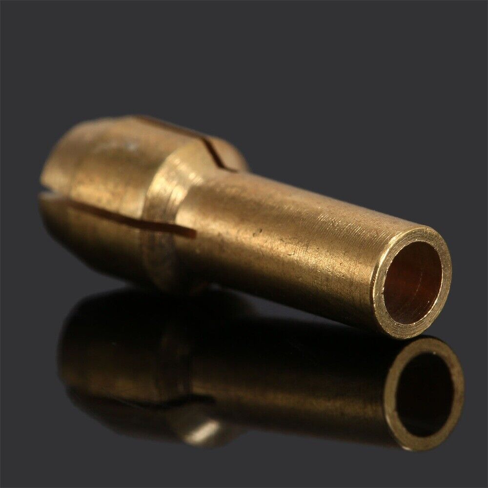 10pcs Brass Collet Chuck Nut Kit Grinder Rotary Tool Metalworking 0.5mm-3.2mm
