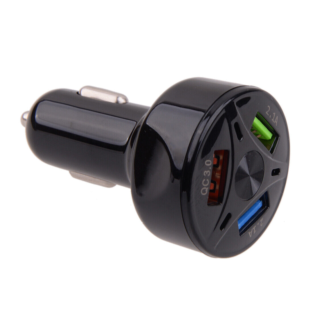 Fast Car Charger 3 USB Port Quick Charge Type-C Phone