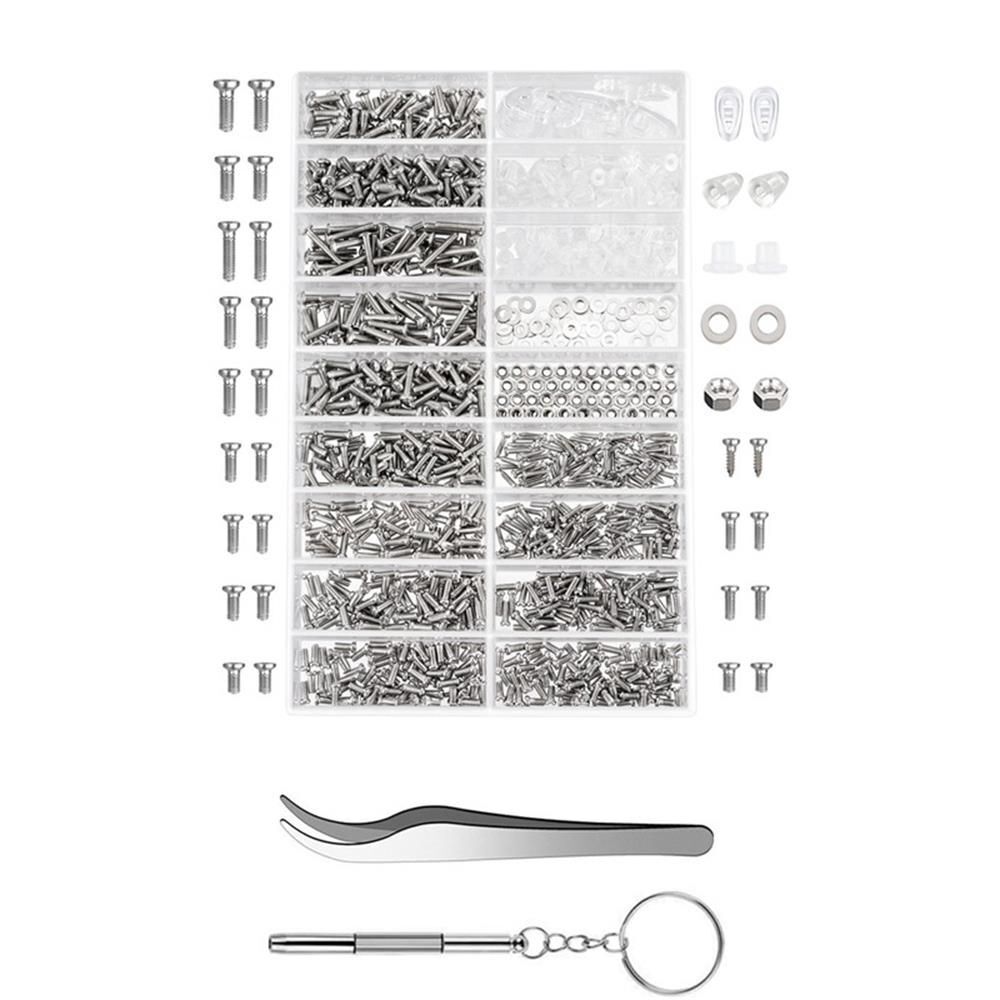 Nut Screwdriver Assorted Kit Glasses Repair Screw Assorted Kit Repair Tool Kit