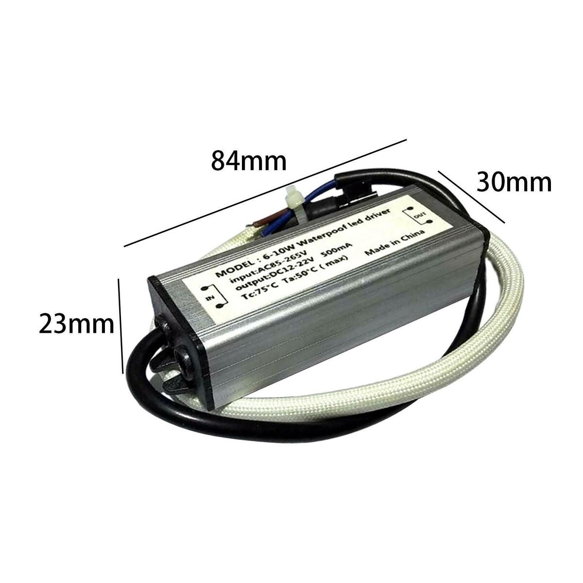6-10W Waterproof LED Driver Low Voltage  for LED Strip Lights