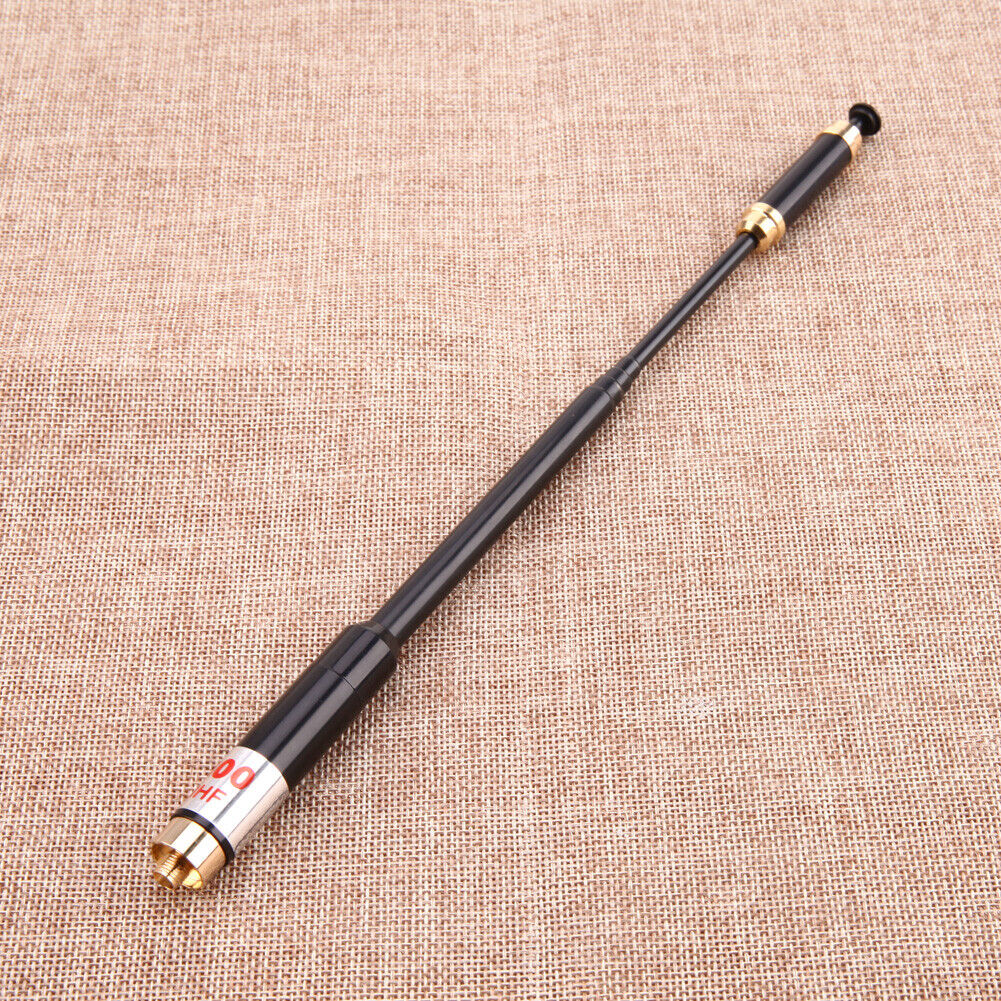 AL-800 SMA Female High Gain Dual Band Extendable Antenna for Walkie Talkie