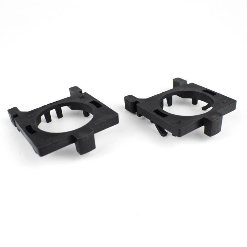 2Pcs Vehicle LED Headlight Bulb Holder Stand Sockets Base for Focus 2 Fiesta MK2