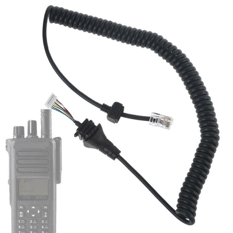 Microphones Replacement Mic Cable Cord Wire for IC-F121S IC-F5021 IC-F121