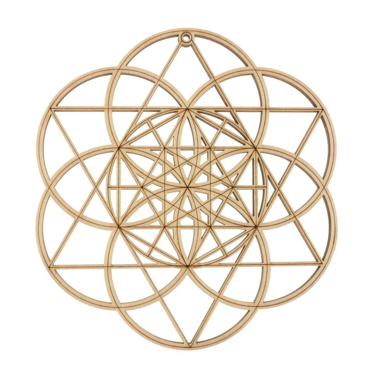 4x  Geometry Wall Sculptures  Slice Disc Hanging Decorations