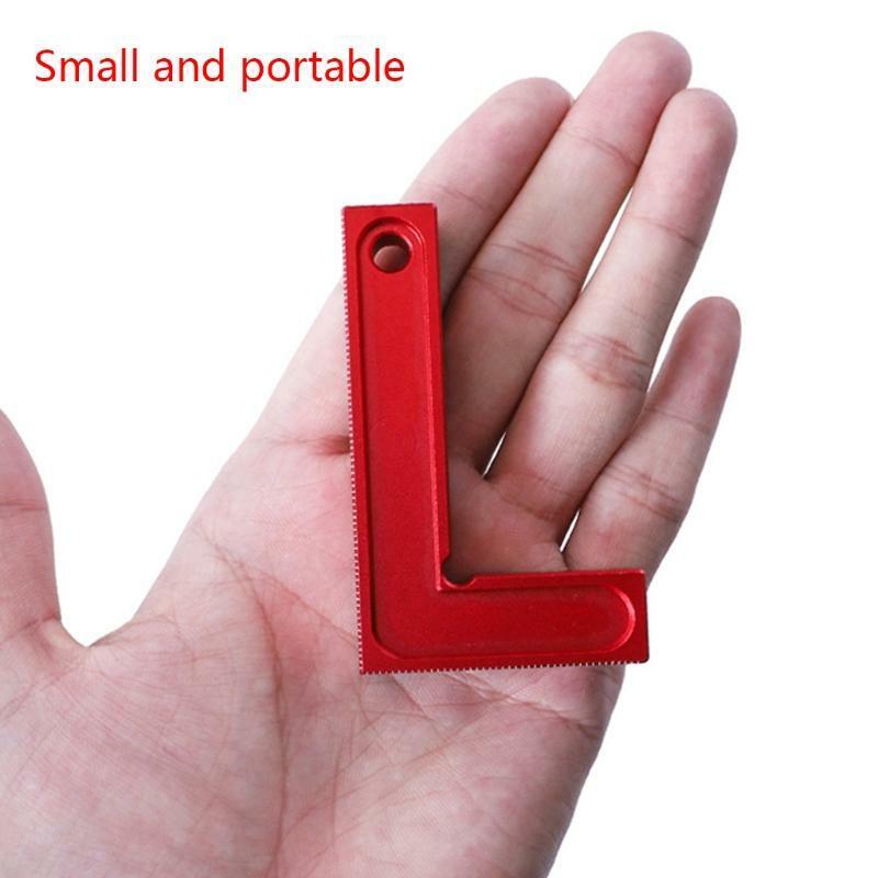Red Aluminium Alloy Woodworking Corner Clamp Tools Fit for Box/Door/Picture