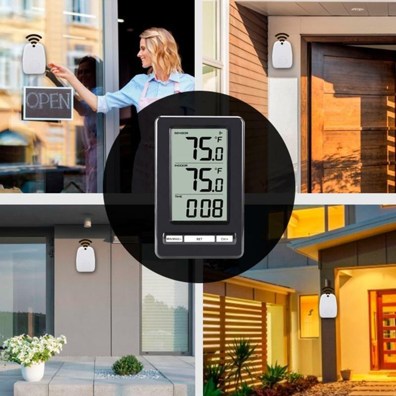 Mini Wireless Digital Precision Thermometer Temperature Humidity Meter Indoor
