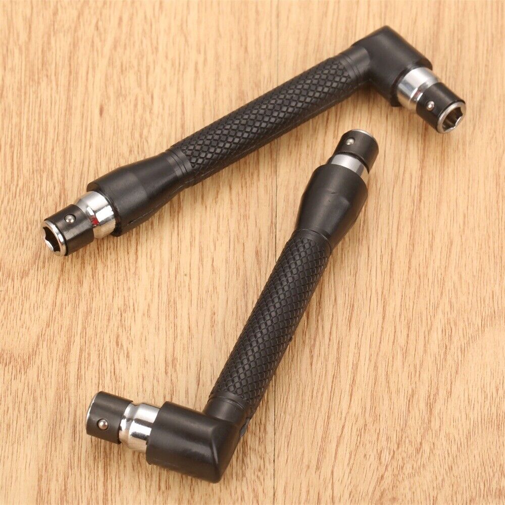 Dual End L Style Rachet Wrench Spanner Handle Driver Tool For Screw Removing Hot