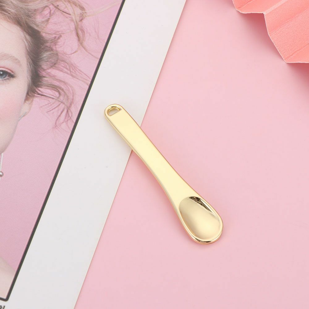 Cosmetic Makeup Skincare Spatula Reusable Scoop Cosmetic Mini Spoon Metal