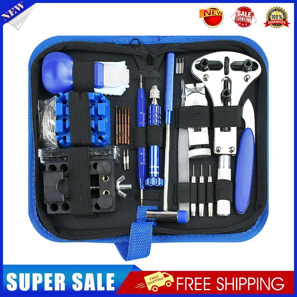 185x Watchmaker Watch Repair Link Pin Remover Back Case Opener with Hammer