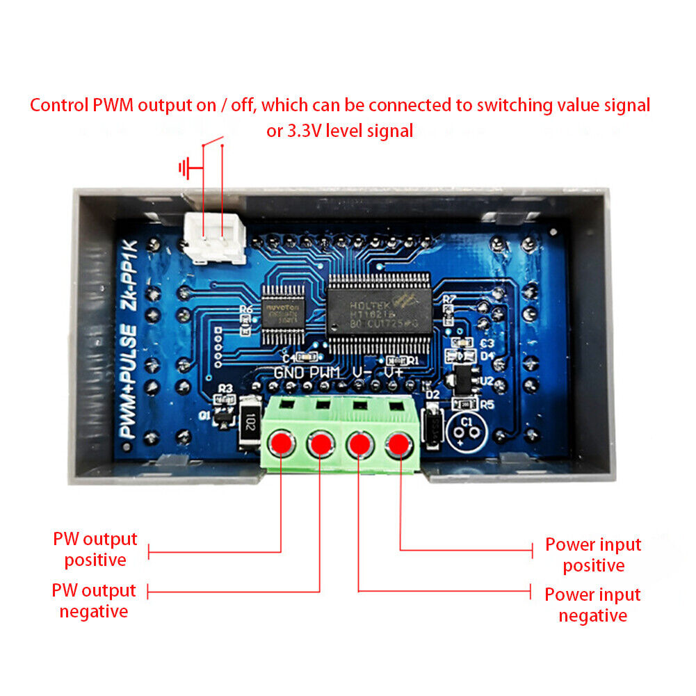 ZK-PP1K 1 Channel 1Hz-150KHz Dual Mode Pulse Frequency PWM Signal Generator