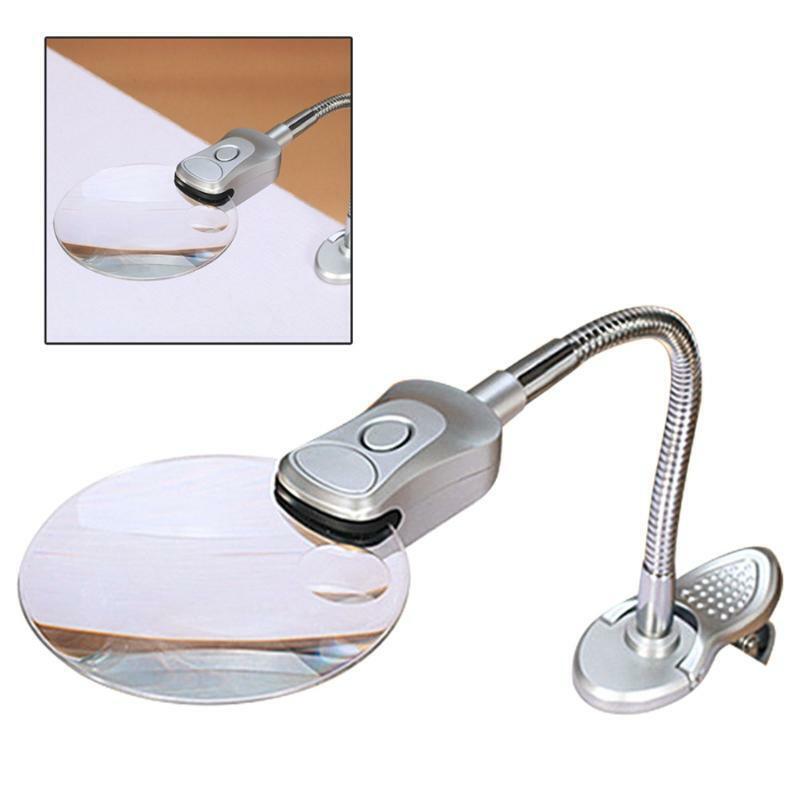 Flexible Daily Magnifying Glass Reading Helper All-Optical 2-6 Times Magnifier