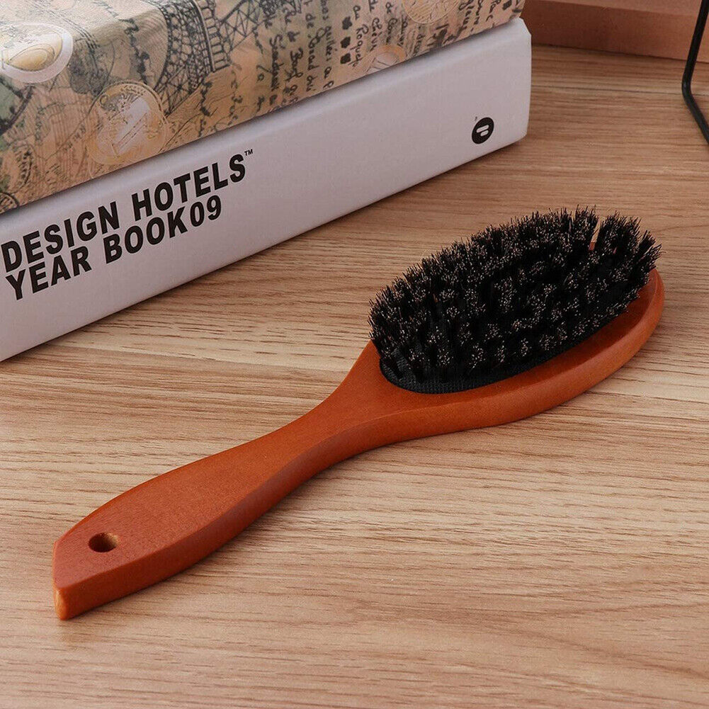 Wooden Handle Bristles Salon Hair Brush Anti-static Scalp Massage Combs