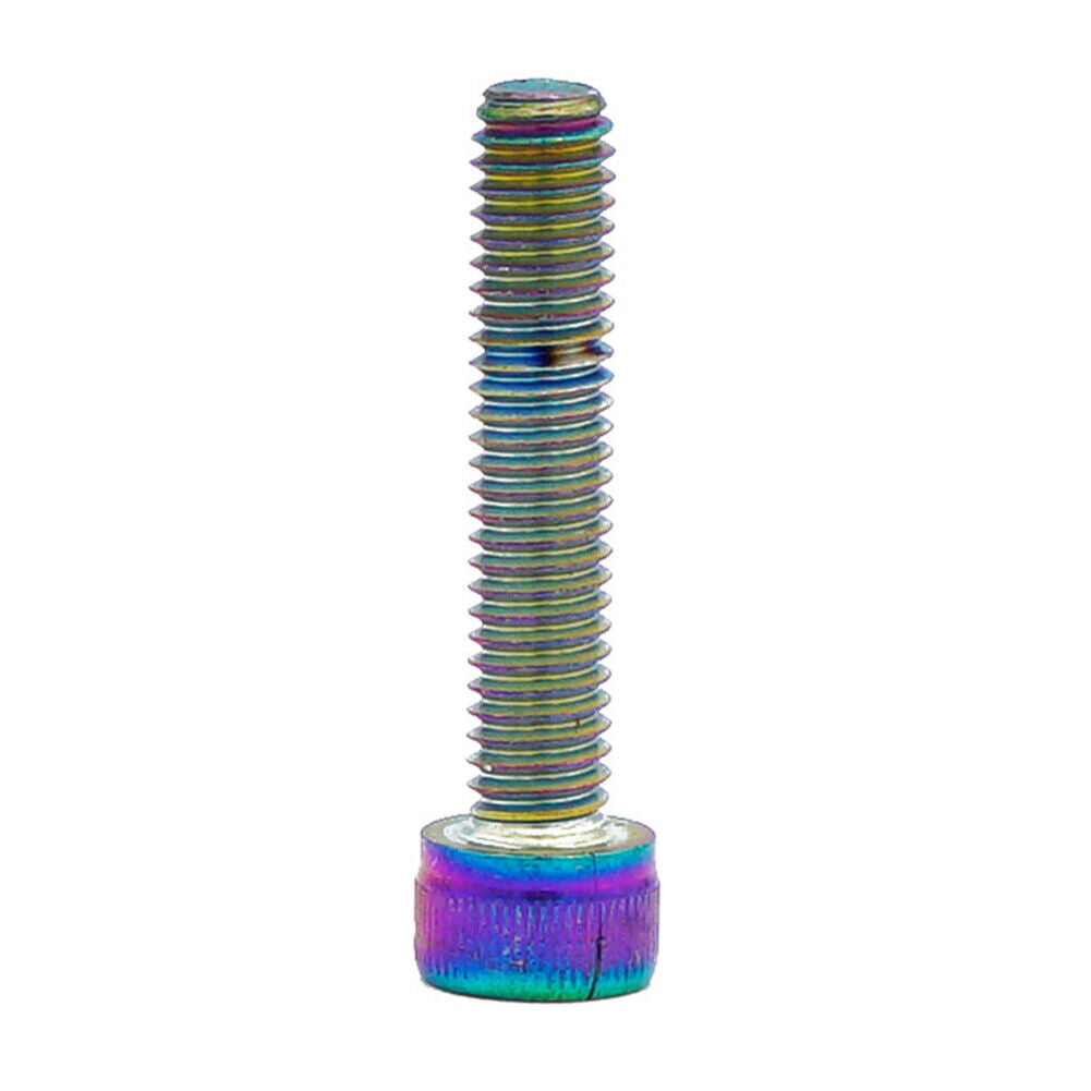 OUO Bicycle Stem Top Cap Headset Cover with Screw Fork Ring Spacer (Purple)
