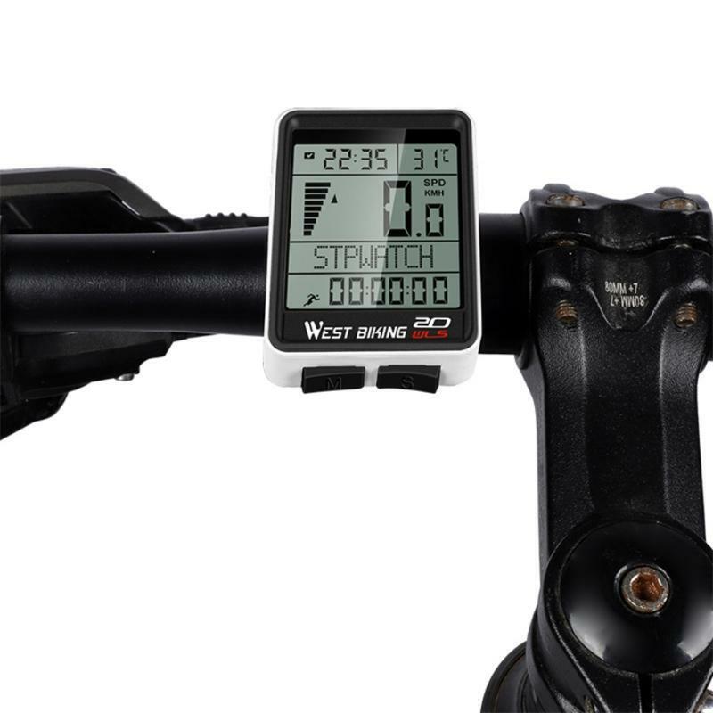 Waterproof Multifunction Mode Touch Wireless Computer Odometer LCD Backlight