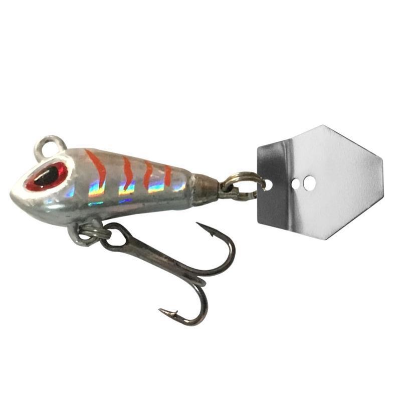 10x Fishing Spinner Swimbait Freshwater Saltwater DIY Stainless Sequin Lure Bait