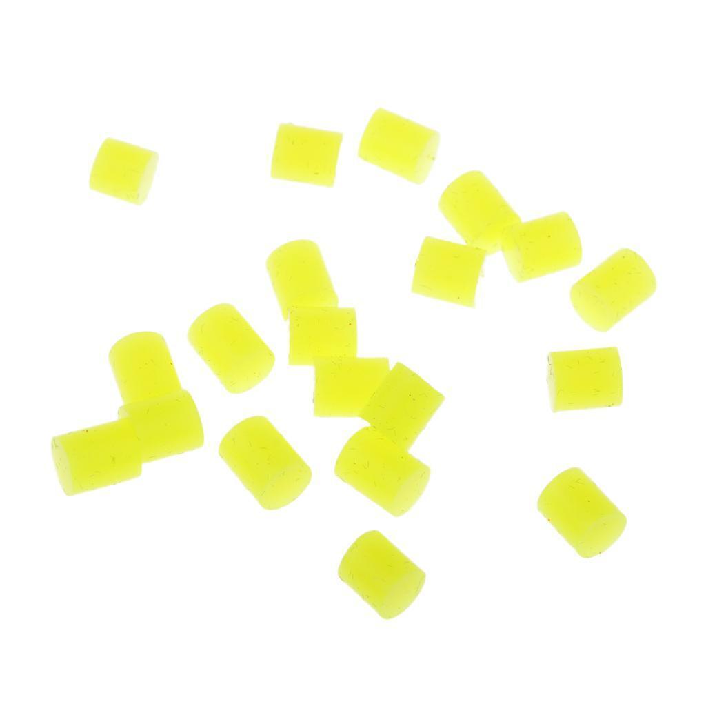 20 Pcs Fishing Floating Beads Float Stopper Float Tackles Yellow