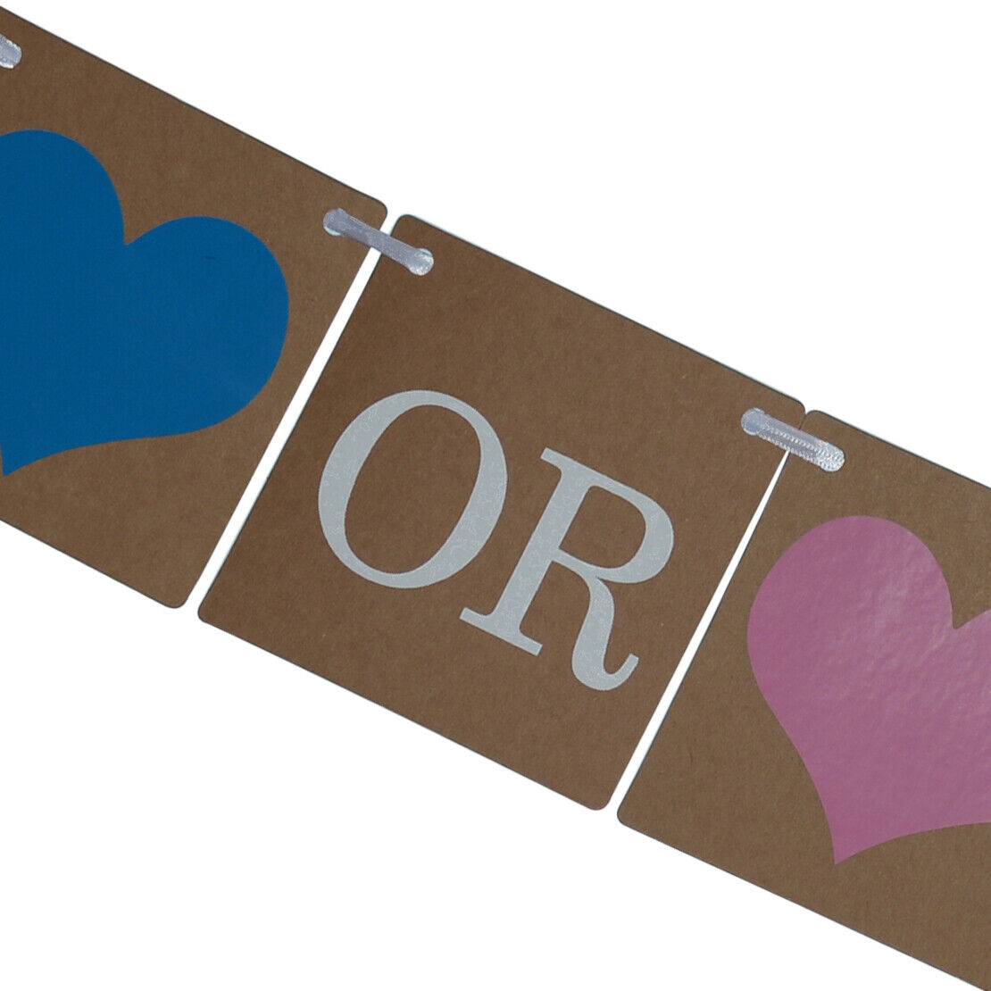 Boy Girl Baby Shower Party Hanging Garland Gender Reveal Bunting Banner Decor Li