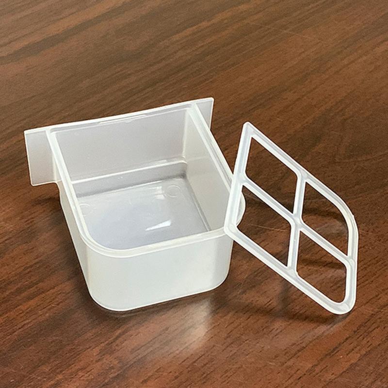 Bird Feeder for Cage Food Dispenser No Mess for Parrots Cockatiels Budgies