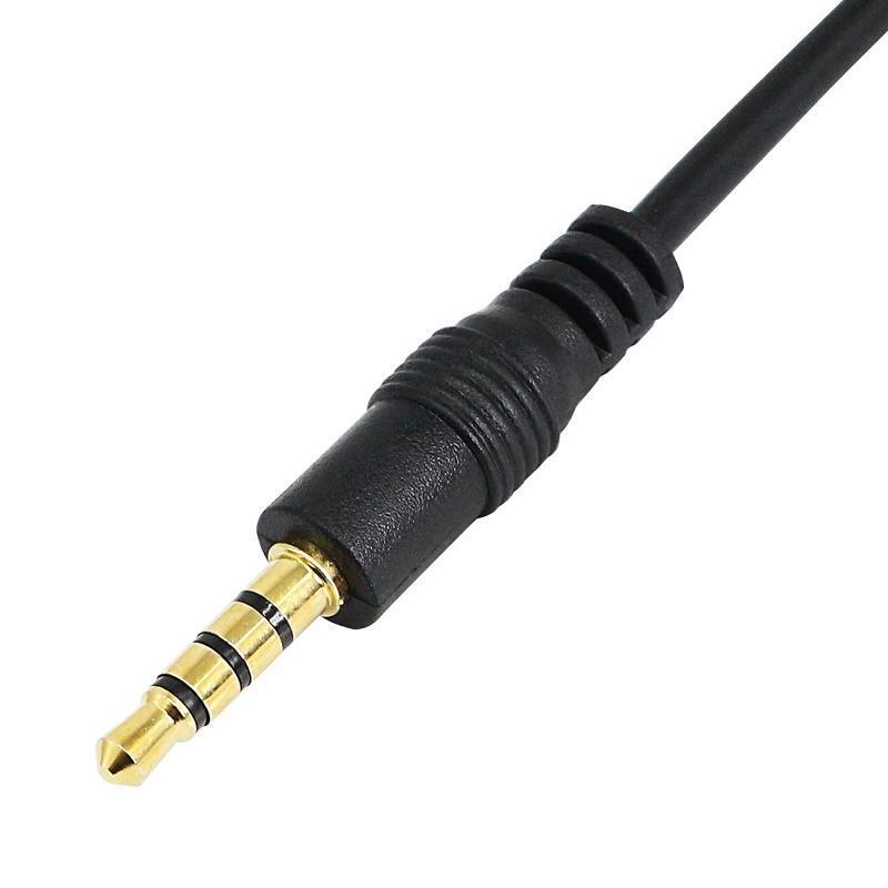 3.5mm Male TRRS To For RJ9 4P4C Female Adapter Cable Audio Extension Wire Cord
