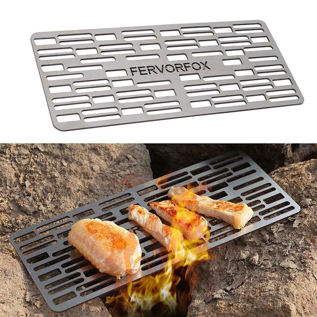 Grill Pan  Charcoal Barbecue Net for Picnic Tool Camping