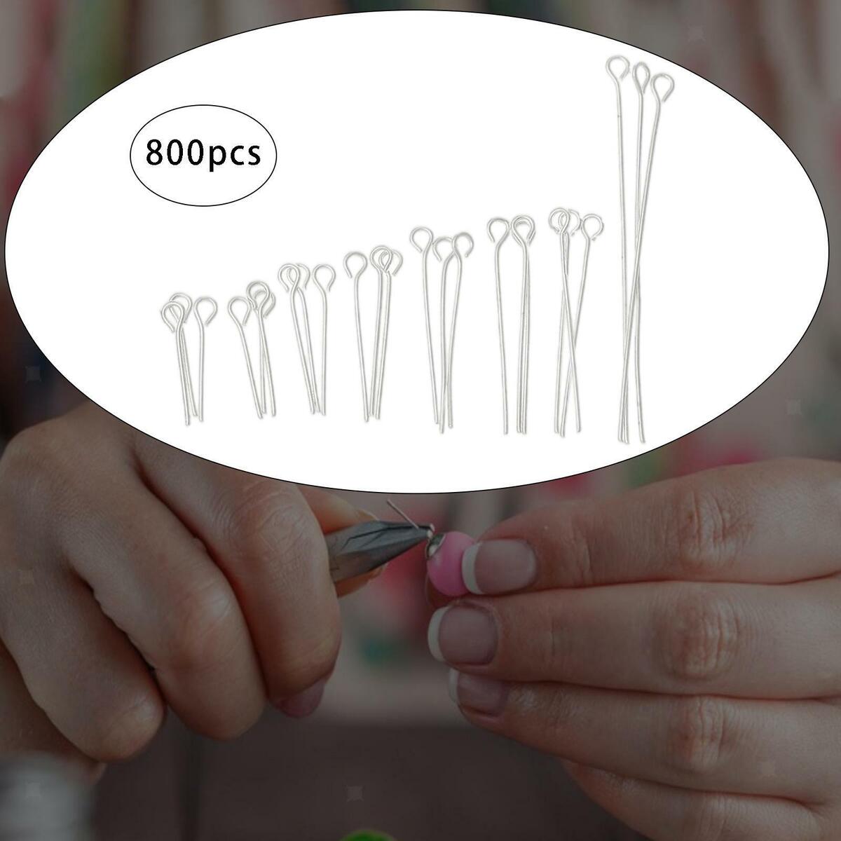 of 800  Eye  Accessories Kit  Jewelry Making Sturdy