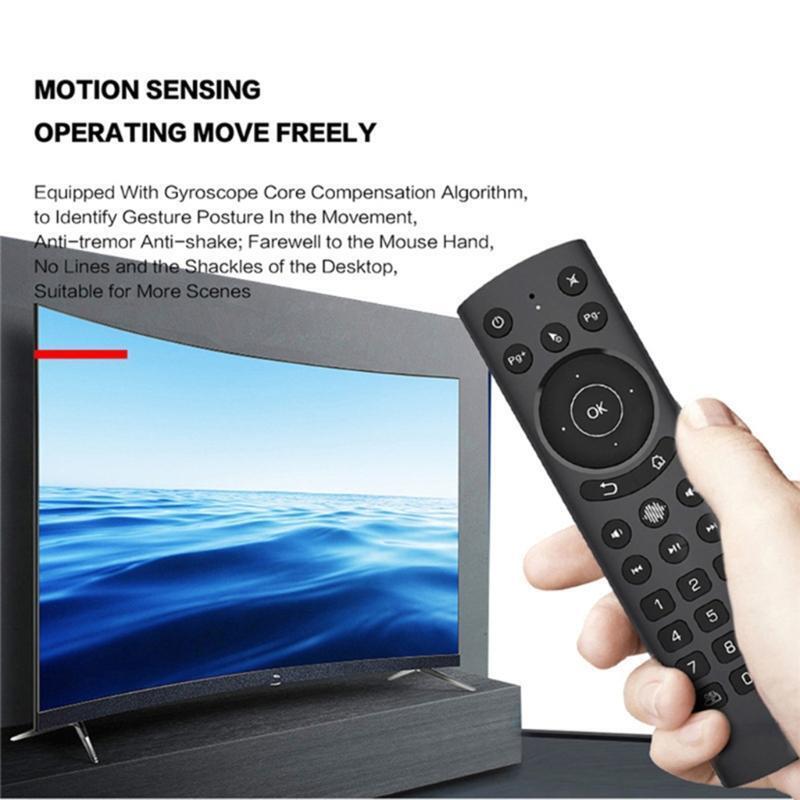 Voice Remote Air Mouse Remote, 2.4G RF Wireless Remote Control for Android Box