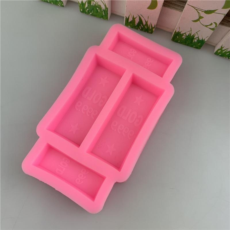 Handmade Soap Mold Creative Bullion Mold Cake Decorating Reusable Easy Use Gift