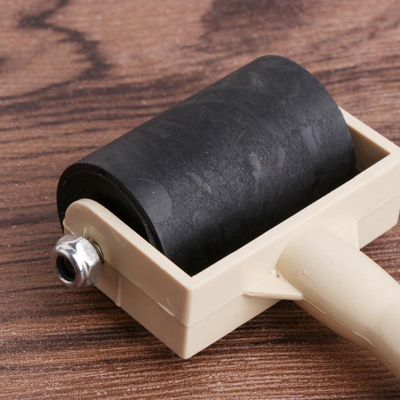 3.5cm Heavy Duty Hard Rubber Roller Printing Screen Plastic Frame Craft Tool