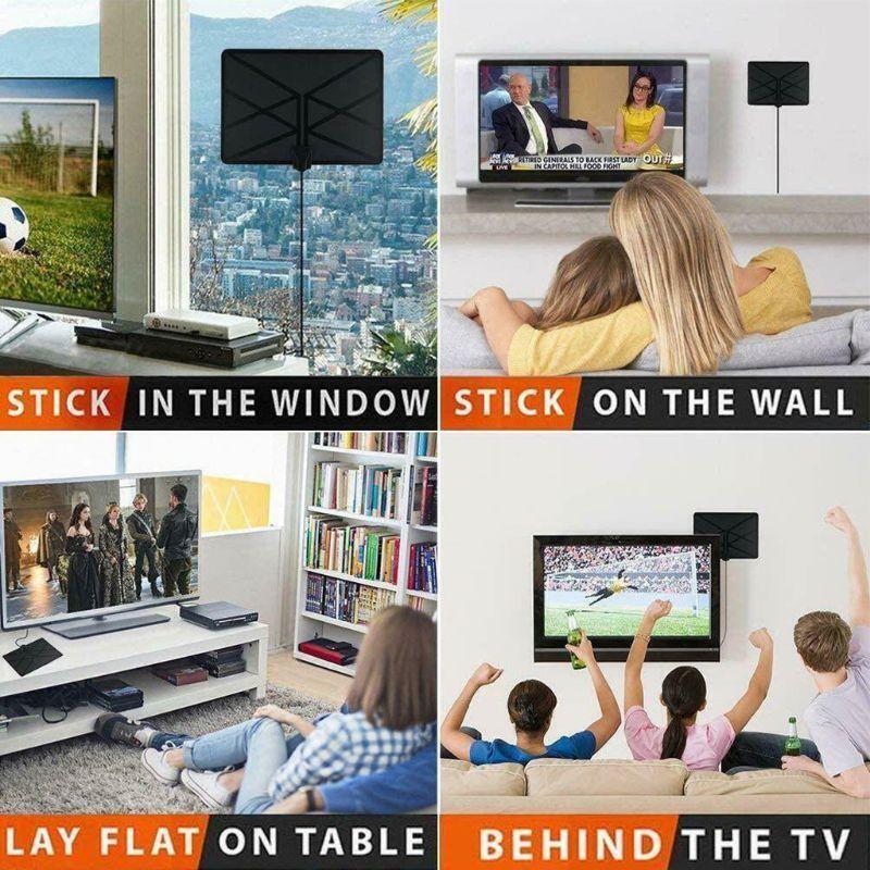 960 Miles TV Aerial Indoor Amplified Digital HDTV Antenna 4K TV 1080p
