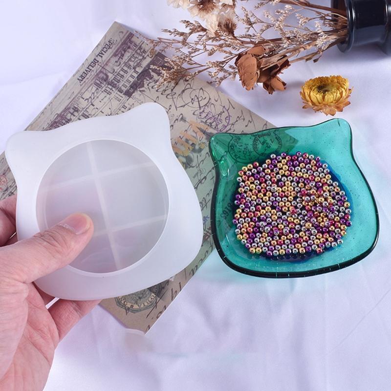 2 Pcs Silicone Cake Holder Tray Mold Fruit Cup Mold Food Station Serving Mold