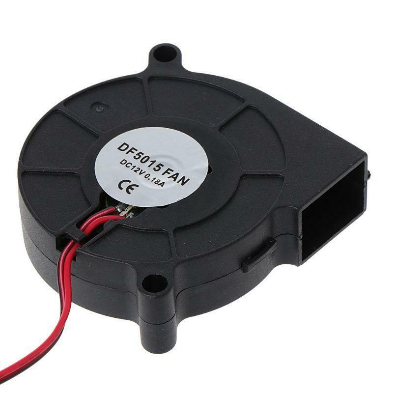 50 x 15mm Blower Fan 12V 5015 Oil Bearing Brushless Hotend Extruder Cooling Fan