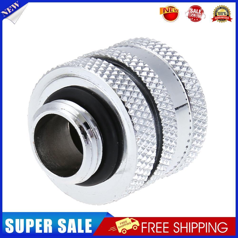 G1/4 14mm OD 4 Laps Hard Tube Quick Fitting Connector for PC Water Cooling