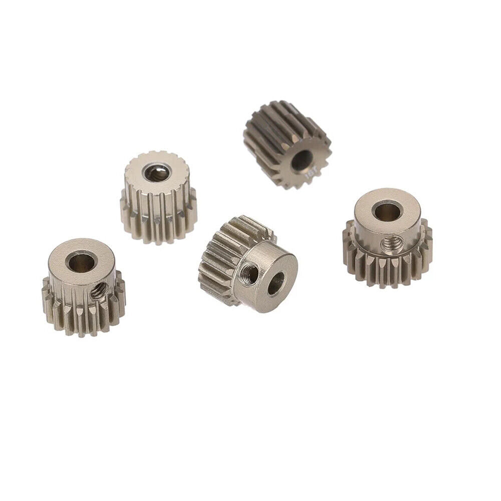 5pcs 3.175mm 48DP 16T 17T 18T 19T 20T Pinion Motor Gear Kit for 1/10 RC Car