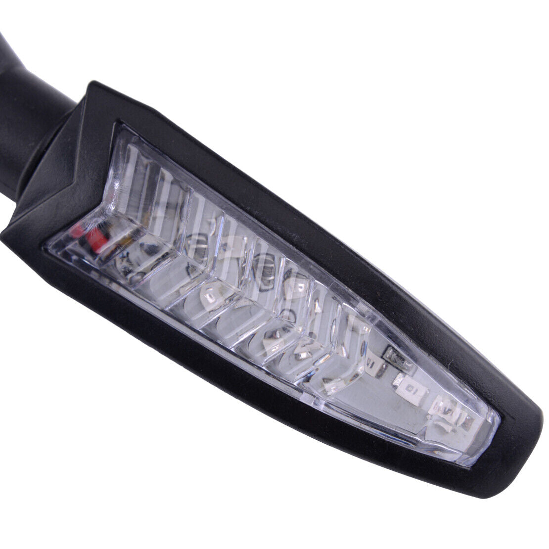 2X Motorcycle LED Turn Signal Indicators light Brake Rear Running Lamp Lid