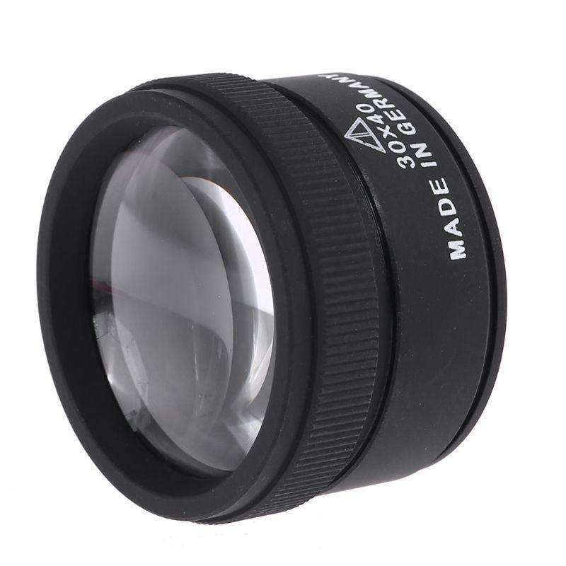 Magnifier Loupes 30X Magnifying Glass Folding Compact Desktop Jewelry Appraisal