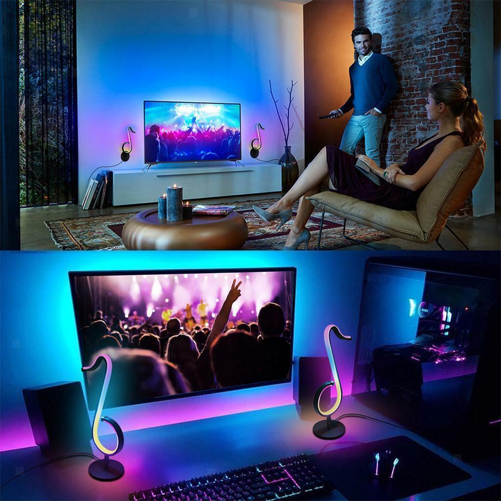 Dimmable Table Lamp Bedroom Desk   Living Room Colorful Ornaments